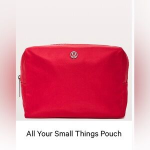 Lululemon toiletry/pouch zip up bag